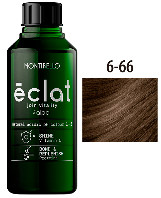 Comprar online tinte vegano Montibello éclat 6.66 en la tienda alpel.es - Peluquería y Maquillaje