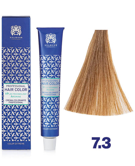 Comprar online Tinte Valquer Vplex 60 ml 7.3 Rubio Medio Dorado en la tienda alpel.es - Peluquería y Maquillaje Comprar online Tinte Valquer Vplex 60 ml 7.3 Rubio Medio Dorado en la tienda alpel.es - Peluquería y Maquillaje