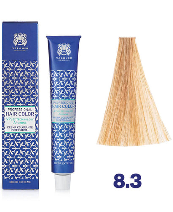 Comprar online Tinte Valquer Vplex 60 ml 8.3 Rubio Claro Dorado en la tienda alpel.es - Peluquería y Maquillaje Comprar online Tinte Valquer Vplex 60 ml 8.3 Rubio Claro Dorado en la tienda alpel.es - Peluquería y Maquillaje