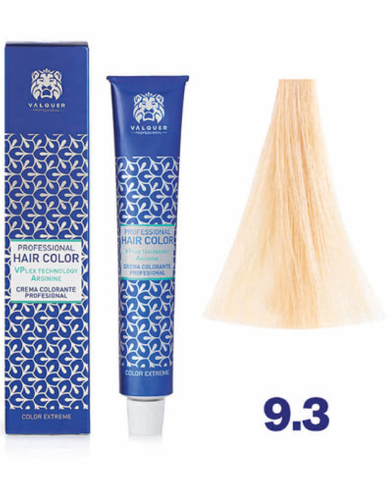 Comprar online Tinte Valquer Vplex 60 ml 9.3 Rubio Muy Claro Dorado en la tienda alpel.es - Peluquería y Maquillaje