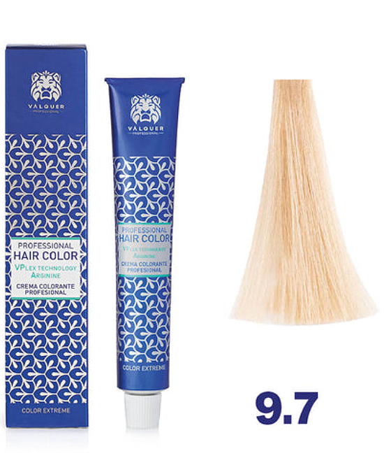 Comprar online Tinte Valquer Vplex 60 ml 9.7 Rubio Muy Claro Beige en la tienda alpel.es - Peluquería y Maquillaje