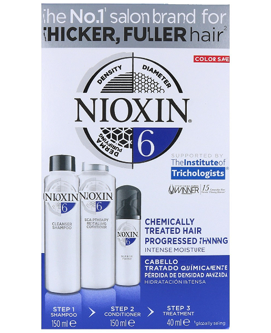 Comprar online Tratamiento Kit Volumen Cabello Tratado Químicos Nioxin Debilitamiento Avanzado en la tienda alpel.es - Peluquería y Maquillaje Comprar online Tratamiento Kit Volumen Cabello Tratado Químicos Nioxin Debilitamiento Avanzado en la tienda alpel.es - Peluquería y Maquillaje