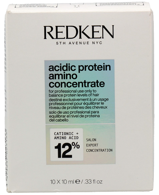 Comprar online Tratamiento Reparador Acidic Protein Amino 12 % Concentrate Redken 10 unid x 10 ml en la tienda alpel.es - Peluquería y Maquillaje