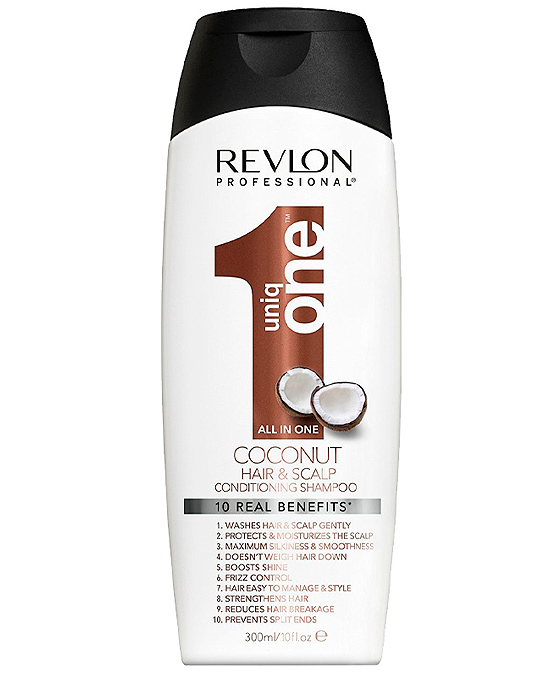 Comprar Revlon Uniq One Coconut Conditioning Shampoo 300 ml online en la tienda Alpel