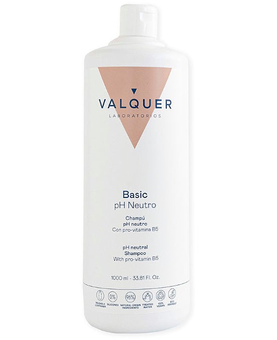 Comprar online Valquer Basic pH Neutral Shampoo 1000 ml en la tienda alpel.es - Peluquería y Maquillaje