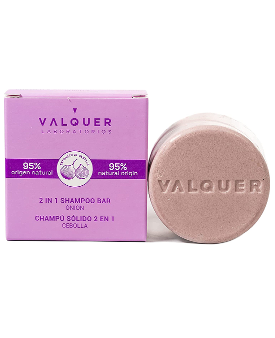 Comprar online Valquer Champú Sólido 2 en 1 70 gr Cebolla en la tienda alpel.es - Peluquería y Maquillaje