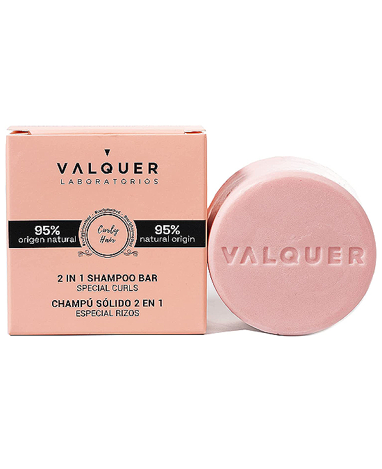 Comprar online Valquer Champú Sólido 2 en 1 70 gr Especial Rizos en la tienda alpel.es - Peluquería y Maquillaje