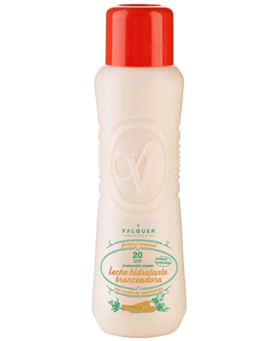 Comprar Valquer Solar Leche Zanahorias Spf 20 500 ml online en la tienda Alpel