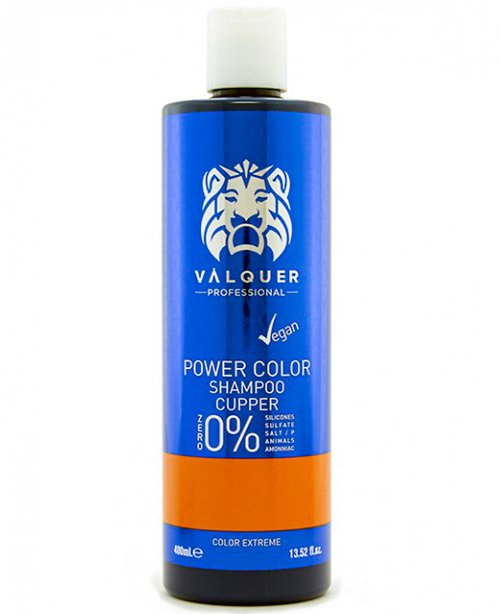 Comprar online Valquer Power Color Champú 400 ml Cobre - Comprar online en Alpel en la tienda alpel.es - Peluquería y Maquillaje