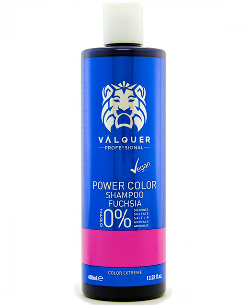 Comprar online Valquer Power Color Champú 400 ml Fucsia - Comprar online en Alpel en la tienda alpel.es - Peluquería y Maquillaje