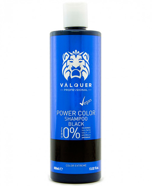 Comprar online Valquer Power Color Champú 400 ml Negro - Comprar online en Alpel en la tienda alpel.es - Peluquería y Maquillaje