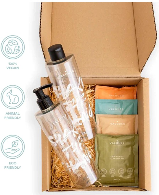Valquer Shake The Challenge Kit 4 geles baño sostenibles Valquer Shake The Challenge Kit 4 geles baño sostenibles