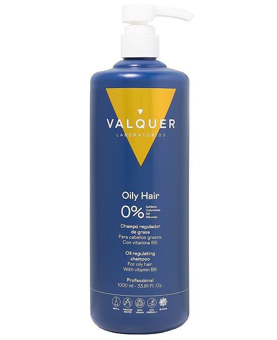 Comprar online Valquer Shampoo For Oily Hair Champú Antigrasa 1000 ml en la tienda alpel.es - Peluquería y Maquillaje