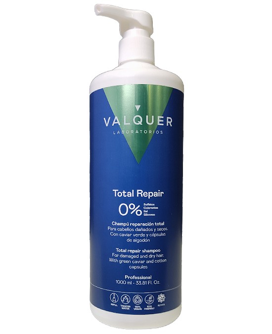 Comprar Valquer Total Repair Shampoo 1000 ml online en la tienda Alpel