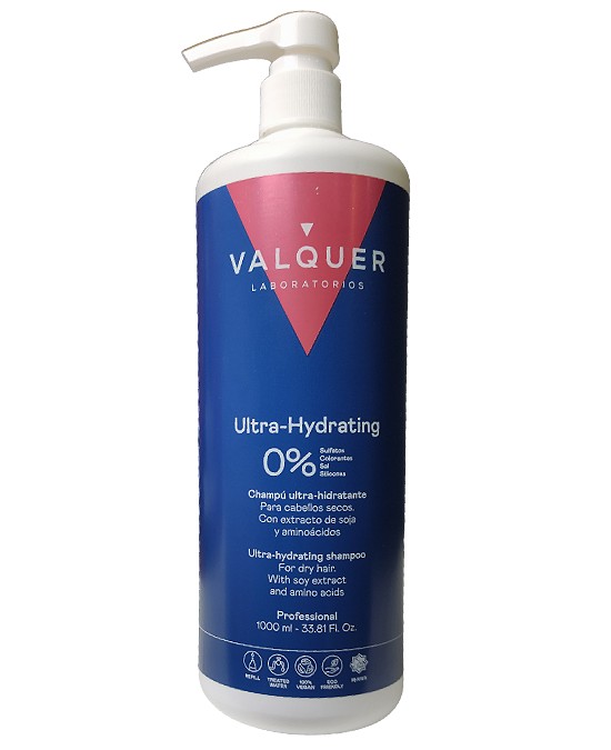 Comprar Valquer Ultra Hydrating Shampoo 1000 ml online en la tienda Alpel