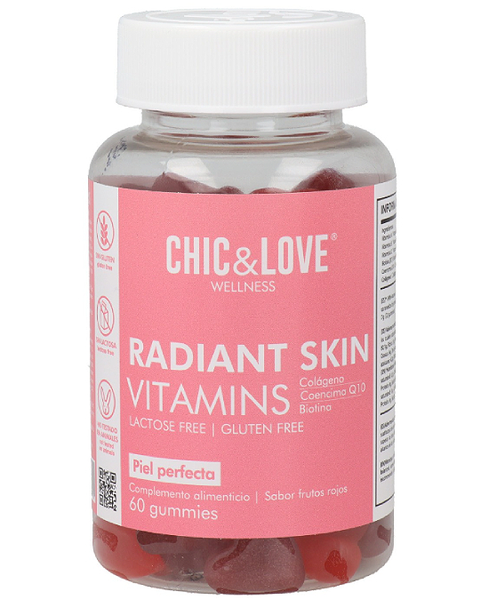 Comprar online Comprar online Vitaminas Radiant Skin Chic & Love 60 Unid en la tienda alpel.es - Peluquería y Maquillaje