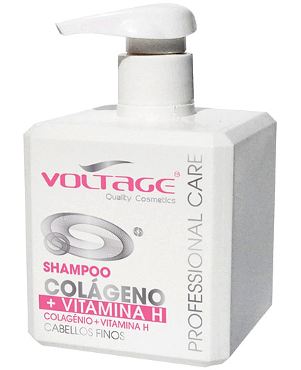 Voltage Colágeno + Vitamina H Champú 500 ml Voltage Recuperador Celular Colágeno + Vitamina H Champú 500 ml
