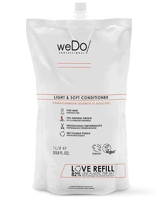 Comprar online weDo Light & Soft Conditioner 1000 ml Recarga en la tienda de peluquería Alpel Comprar online weDo Light & Soft Conditioner 1000 ml Recarga en la tienda de peluquería Alpel
