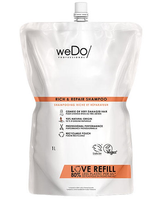 Comprar online weDo Light & Soft Shampoo 1000 ml Recarga en la tienda de peluquería Alpel