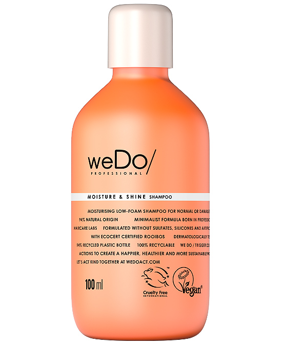 Comprar online Wedo Moisture & Shine Shampoo 100 ml en la tienda de peluquería Alpel