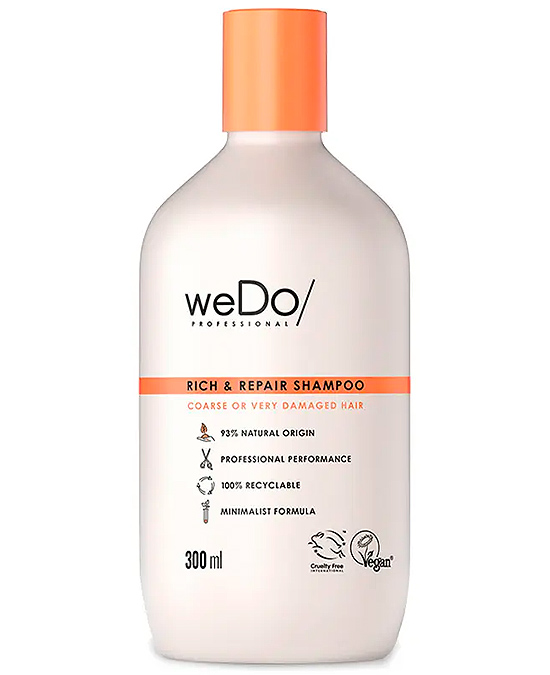 Comprar online Wedo Rich & Repair Shampoo 300 ml en la tienda de peluquería Alpel Comprar online Wedo Rich & Repair Shampoo 300 ml en la tienda de peluquería Alpel