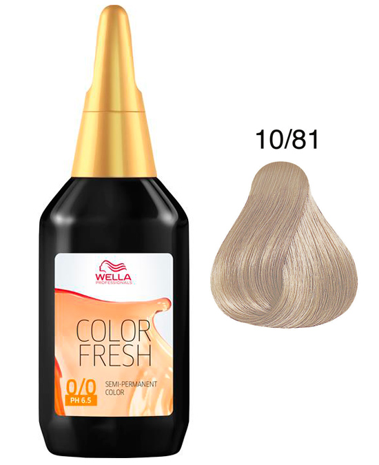 Comprar online Color Fresh Wella 10/81 en la tienda alpel.es - Peluquería y Maquillaje