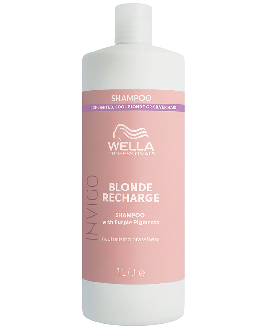 Wella Invigo Blonde Recharge Shampoo 1000 ml - Precio barato Alpel