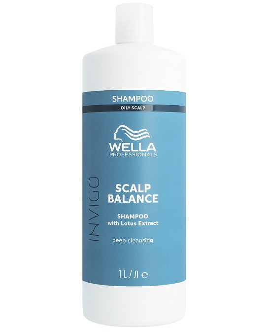 Comprar Wella Invigo Scalp Balance Oily Scalp Shampoo 1000 ml online en la tienda Alpel Comprar Wella Invigo Scalp Balance Oily Scalp Shampoo 1000 ml online en la tienda Alpel