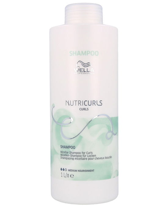Comprar online Wella Nutricurls Champú Rizos 1000 ml Grande - Comprar online en Alpel en la tienda alpel.es - Peluquería y Maquillaje Comprar online Wella Nutricurls Champú Rizos 1000 ml Grande - Comprar online en Alpel en la tienda alpel.es - Peluquería y Maquillaje