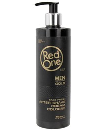 Comprar online Aftershave Red One Cream Cologne 400 ml Gold en la tienda alpel.es - Peluquería y Maquillaje