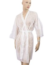 Comprar Bata Desechable TNT 30 gr Tipo Kimono Blanco - Envío 24 horas en Stock Comprar Bata Desechable TNT 30 gr Tipo Kimono Blanco - Envío 24 horas en Stock