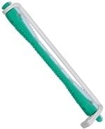 Comprar Bigudies Plastico Largos Verde-Blanco N900 12 Unid online en la tienda Alpel