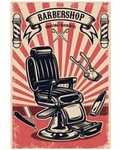 Capa Peinador 120 x 160 cm Barber Armchair - Alpel