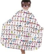 Capa Peinador 95 x 120 cm Infantil Blanca - Alpel Capa Peinador 95 x 120 cm Infantil Blanca - Alpel
