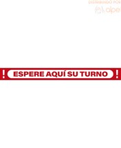 Comprar online Cartel Suelo Esperar Turno disponible en stock Envío 24 hrs desde España