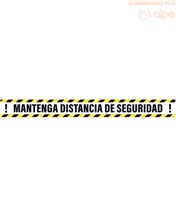 Comprar online Cartel Suelo Mantener Distancia Seguridad con Franjas disponible en stock Envío 24 hrs desde España