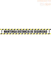 Comprar online Cartel Suelo Mantener Distancia Seguridad con Franjas disponible en stock Envío 24 hrs desde España