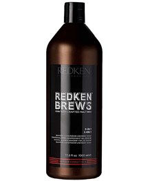 Comprar online Champú Acondicionador 3 en 1 Redken Brews 1000 ml en la tienda alpel.es - Peluquería y Maquillaje