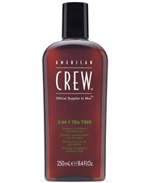 Comprar online Champú Acondicionador Gel Ducha Aceite Árbol Té American Crew 250 ml en la tienda alpel.es - Peluquería y Maquillaje