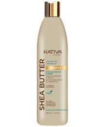 Comprar online Champu Kativa Luxury Shea Butter Extra Nutrition Shine 355 ml en la tienda alpel.es - Peluquería y Maquillaje