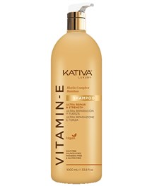 Comprar online Comprar online Champú Kativa Luxury Vitamin-E Ultra Repair Strength 1000 ml en la tienda alpel.es - Peluquería y Maquillaje