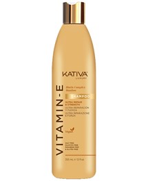 Comprar online Champú Kativa Luxury Vitamin-E Ultra Repair Strength 355 ml en la tienda alpel.es - Peluquería y Maquillaje