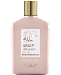 Comprar online Champú Maintenance Alfaparf Lisse Design Keratin Therapy 250 ml en la tienda alpel.es - Peluquería y Maquillaje