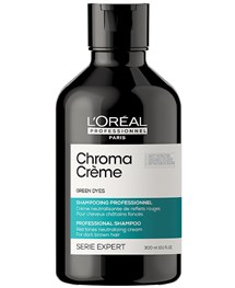 Comprar online Champú Neutralizante Pigmento Verde Chroma Crème L´Oreal 300 ml en la tienda alpel.es - Peluquería y Maquillaje