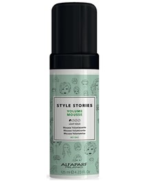 Comprar online Espuma Volume Mousse No Gas Light Hold Alfaparf Style Stories 125 ml en la tienda alpel.es - Peluquería y Maquillaje