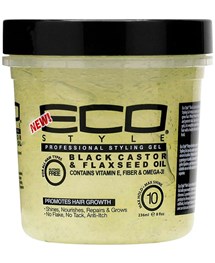 Comprar online Gel Fijador Black Castor & Flaxseed Oil Max Hold Styling Eco Styler 235 ml en la tienda alpel.es - Peluquería y Maquillaje