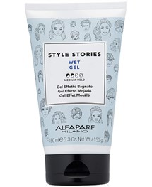 Comprar online Gel Wet Medium Hold Alfaparf Style Stories 150 ml en la tienda alpel.es - Peluquería y Maquillaje