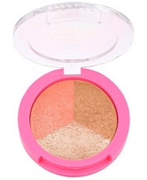 Golden Rose Iluminador Miss Beauty Glow Baked Trio