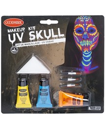 Comprar online Kit Maquillaje Fantasía Esqueleto Goodmark en la tienda alpel.es - Peluquería y Maquillaje