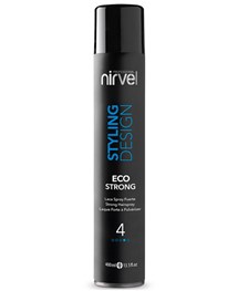 Comprar online nirvel styling laca eco strong 400 ml en la tienda alpel.es - Peluquería y Maquillaje